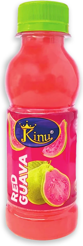Kinu Red Guava fruit beverage bottle